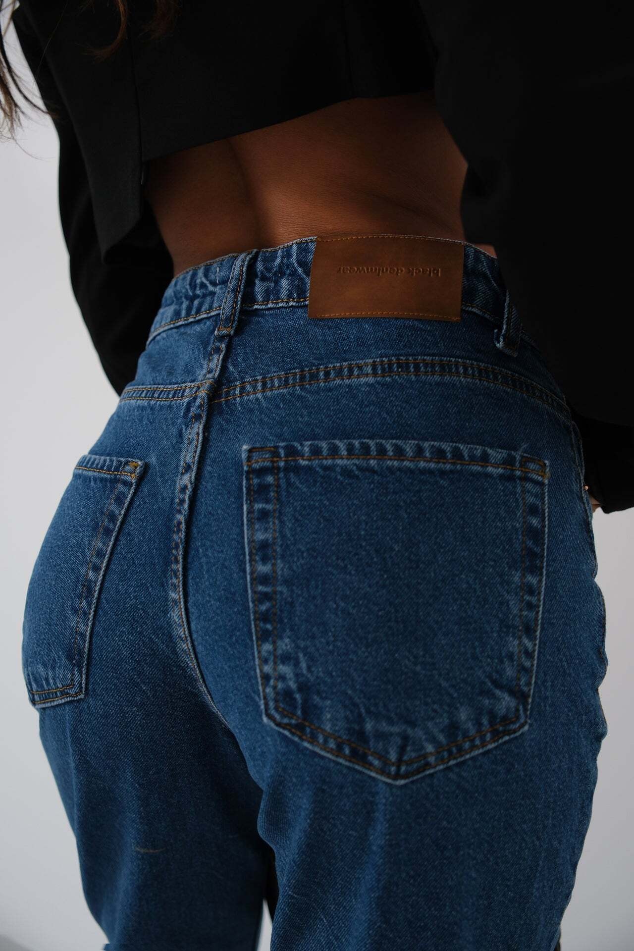 Yüksek Bel Mom Jean