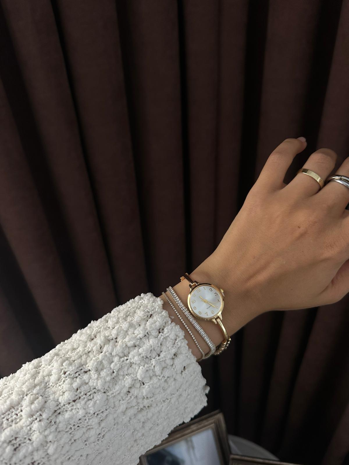Vanessa Model Saat Ve Bileklik Seti 