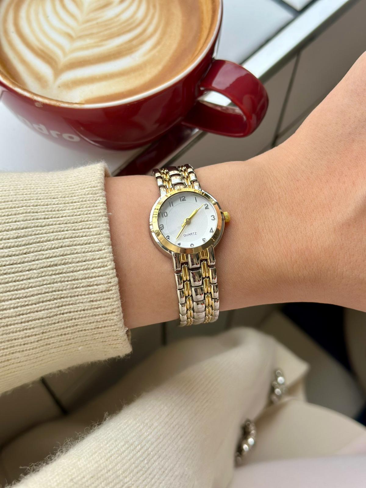 Andrea Model - Gold Gümüş Beyaz