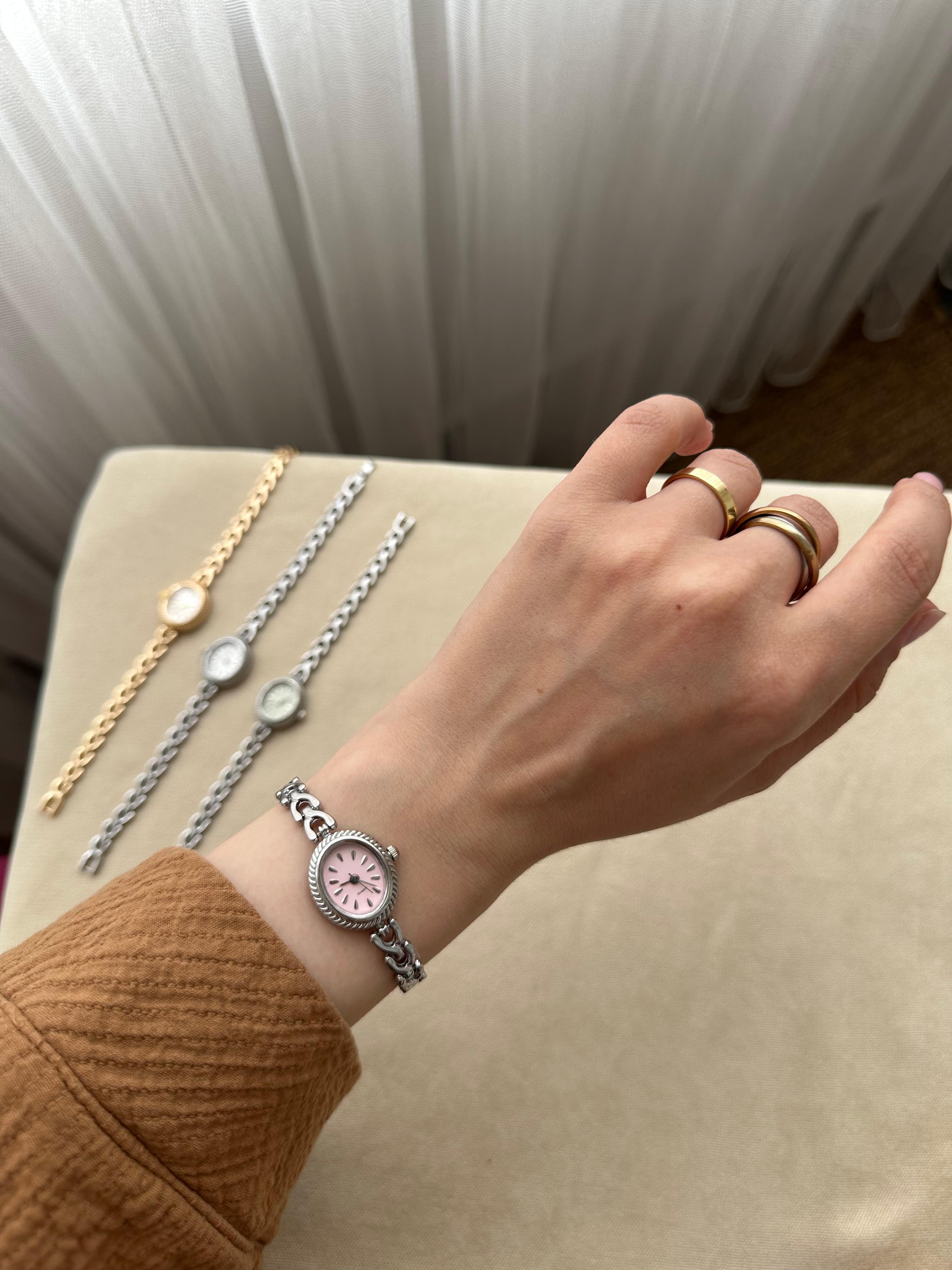 Anna Model - Gümüş Pembe