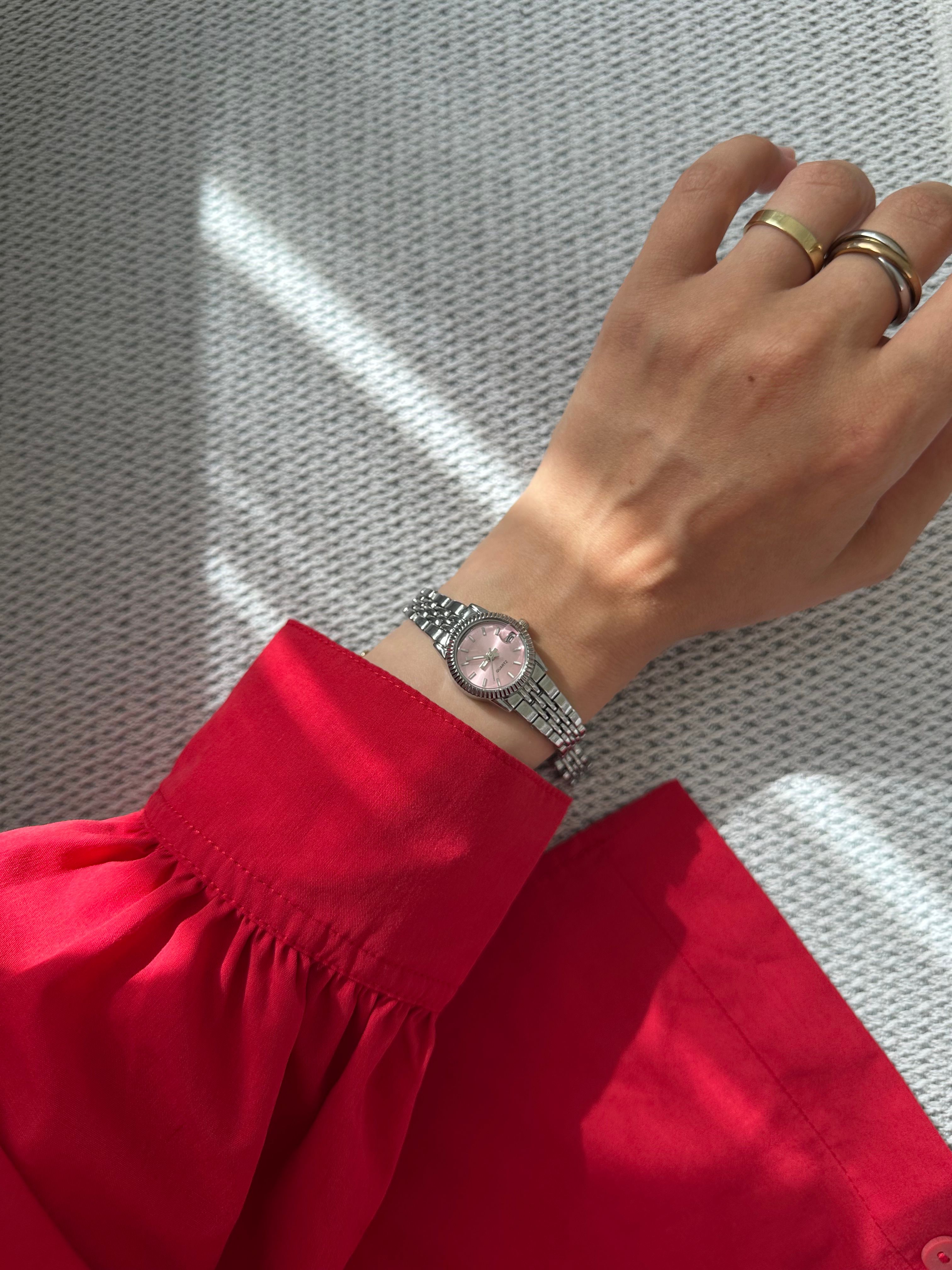 Adrina Model - Gümüş Pembe