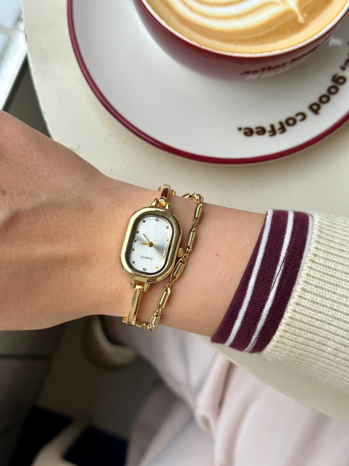 Olivia Model - Gold Beyaz