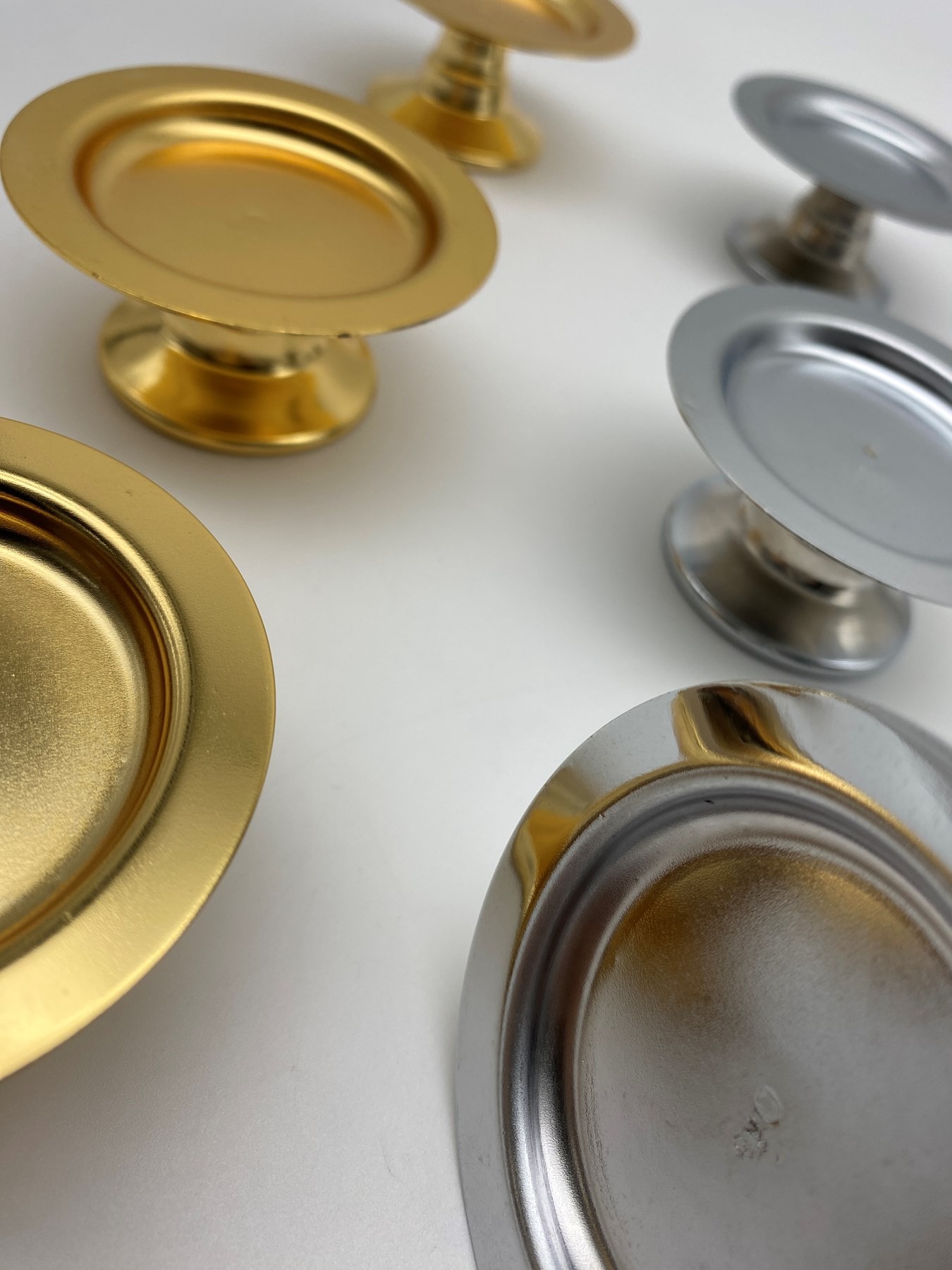 6'lı Gold ve Gümüş Makaronluk, Mini Lokumluk, Kahve Yanı Sunumluk, Şekerlik