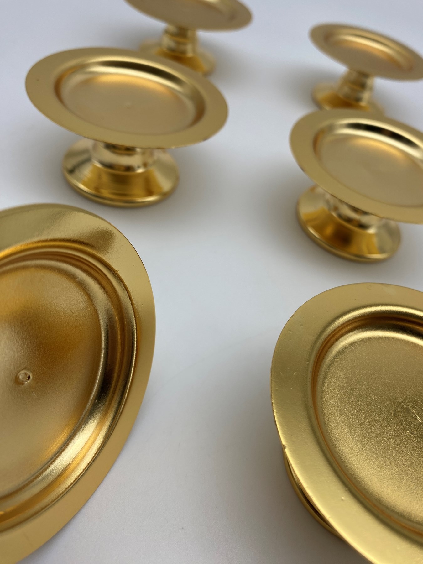 6'lı Gold Makaronluk, Mini Lokumluk, Kahve Yanı Sunumluk, Şekerlik