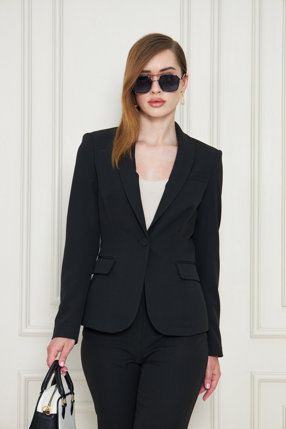 Tek Düğme Klasik Blazer Ceket