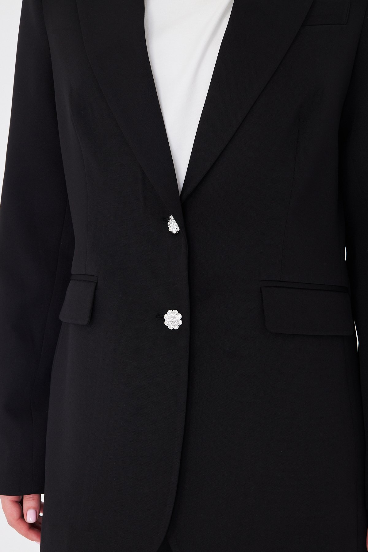 Şifon Pilise Detaylı Blazer