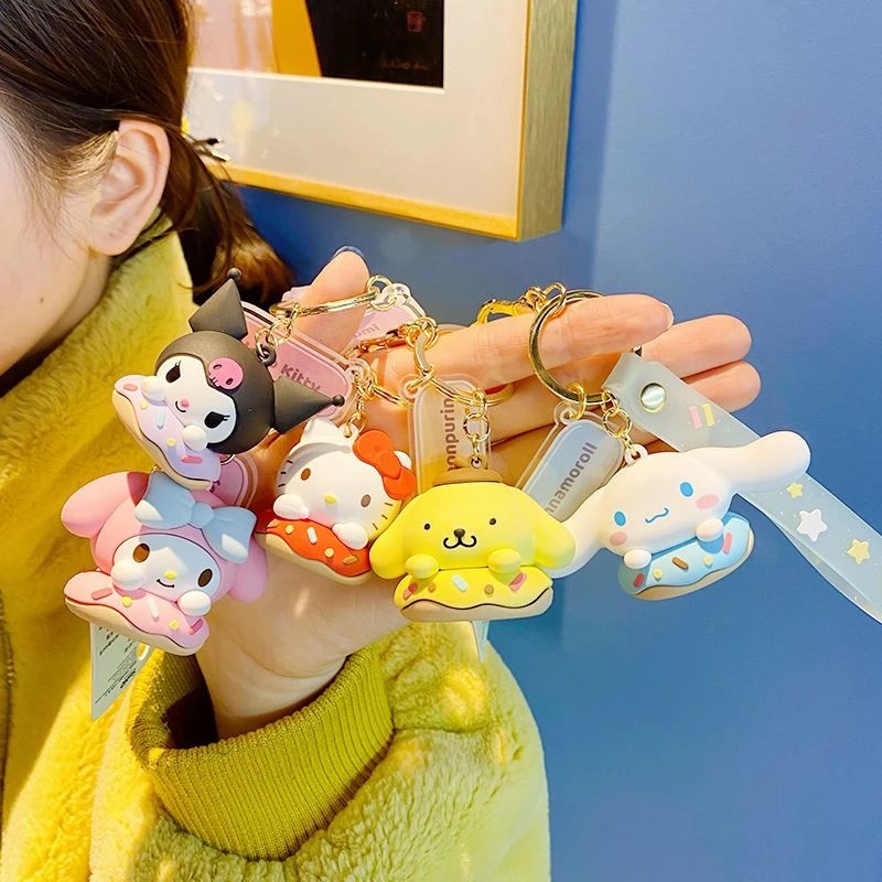Kawaii Sanrio Cinnamoroll Anime Slikon Anahtarlık