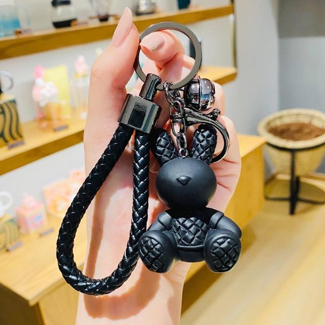 3D Yönlü Tavşan Anahtarlık ve Çanta Süsü