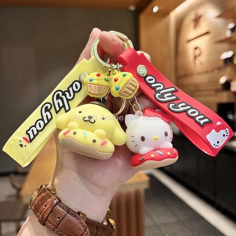 Kawaii Sanrio Cinnamoroll Anime Slikon Anahtarlık