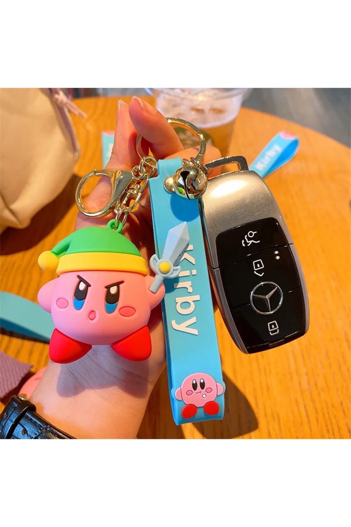 Kirby Slikon Anahtarlık ve Çanta Aksesuarı