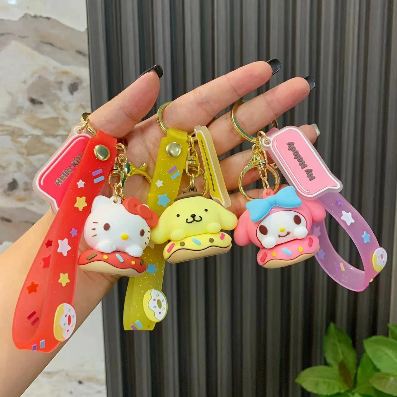 Kawaii Sanrio Cinnamoroll Anime Slikon Anahtarlık