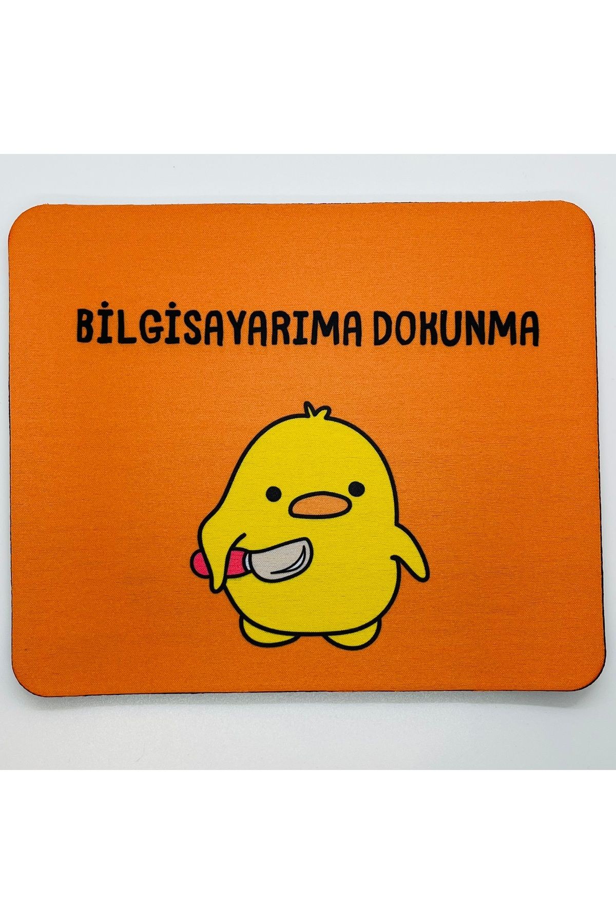 Sevimli Civciv Mouse Pad, 21x17 cm, Kaymaz Taban, Ev, Ofis ve Oyun için Rahat ve Yumuşak Mousepad