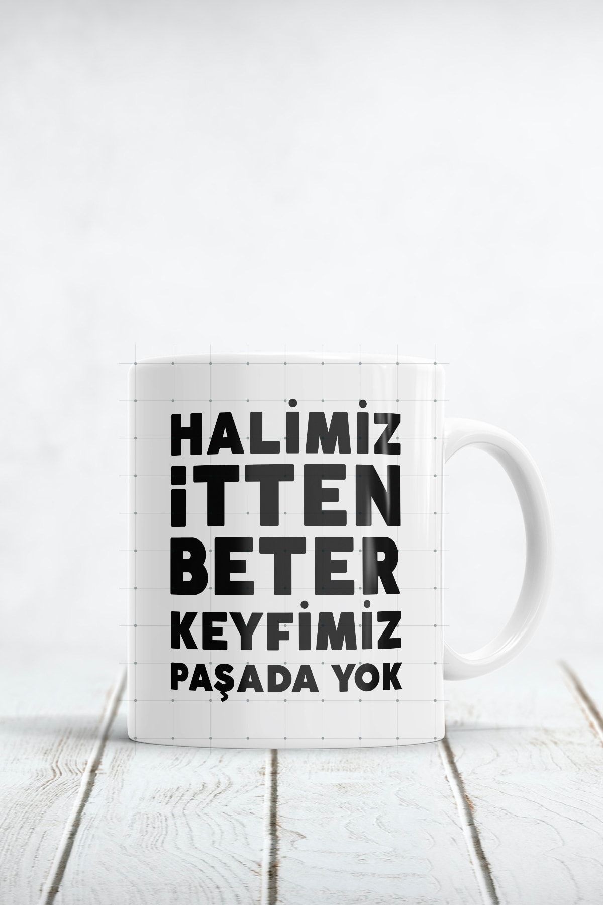 Halimiz Itten Beter Baskılı Kupa Bardak