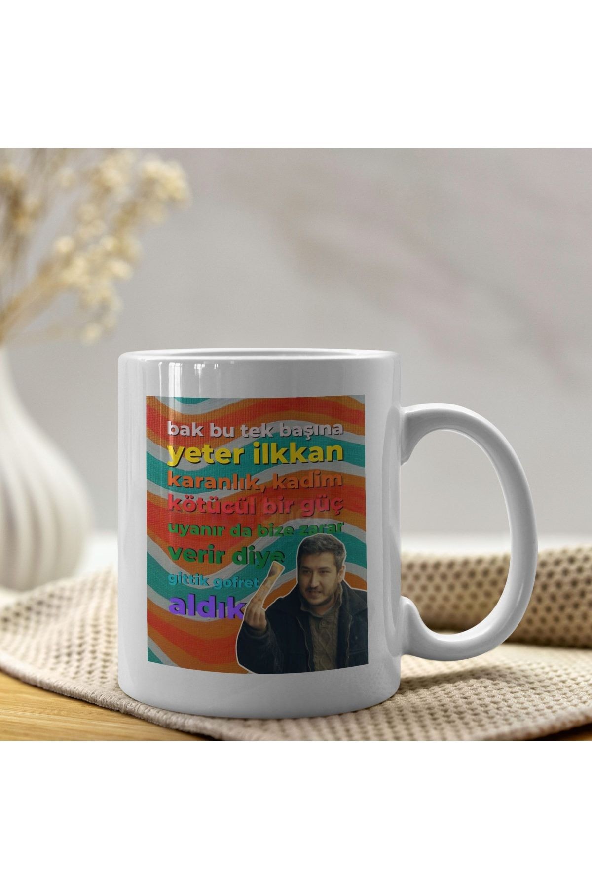 Gibi Dizisi Yılmaz Ve Ilkkan Motto Kupa Bardak Model 47