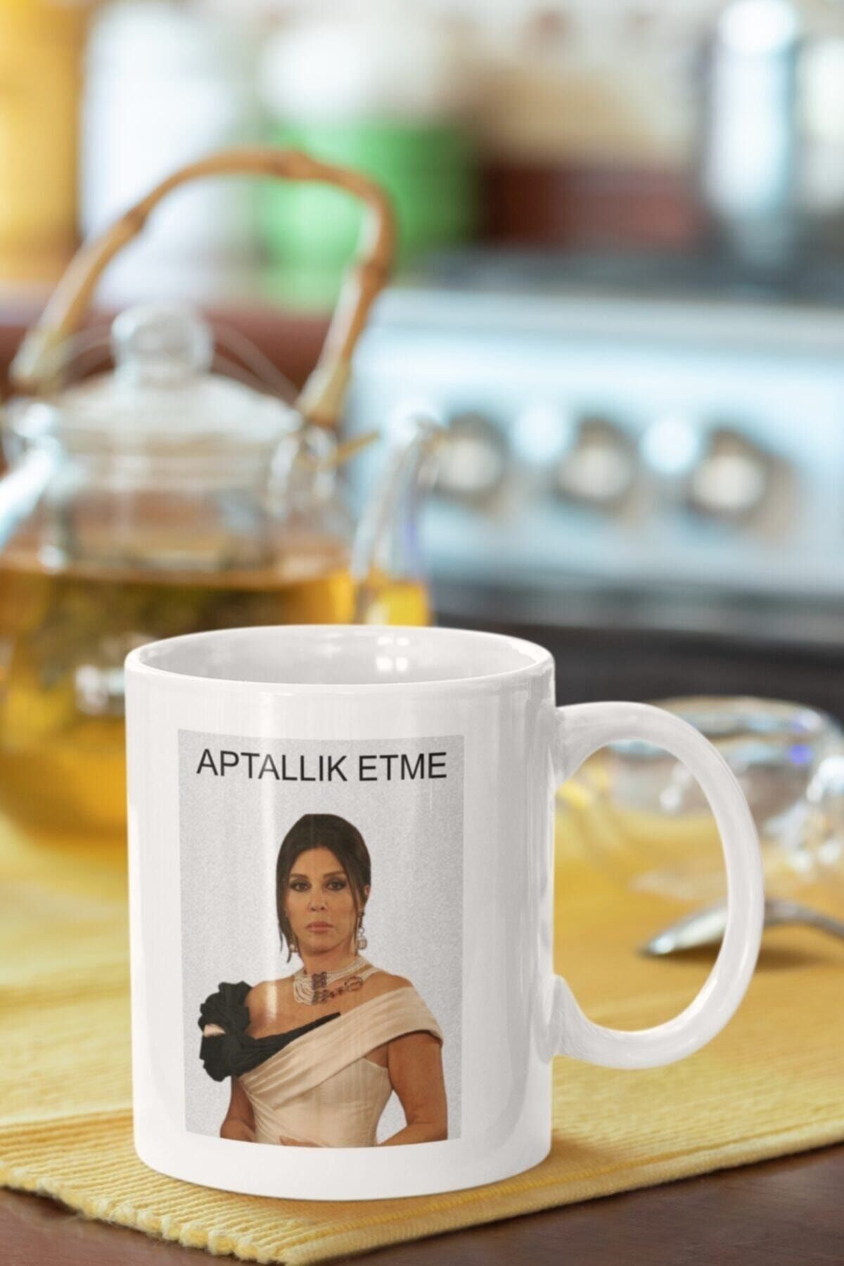 Aşk-ı Memnu Firdevs Yöreoğlu Baskılı Porselen Kupa Bardak