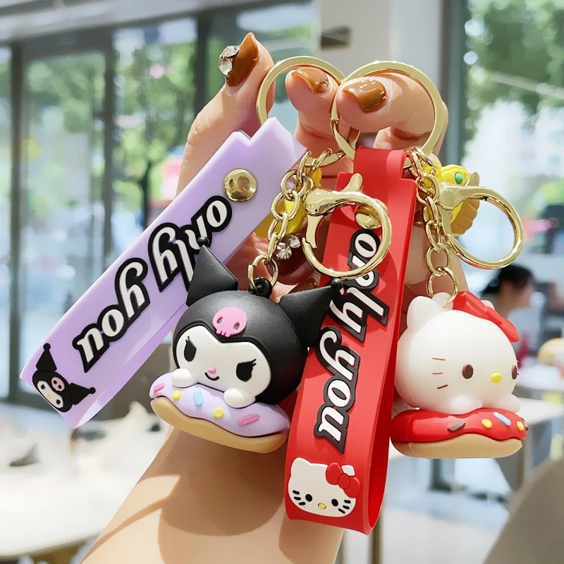 Kawaii Sanrio Cinnamoroll Anime Slikon Anahtarlık