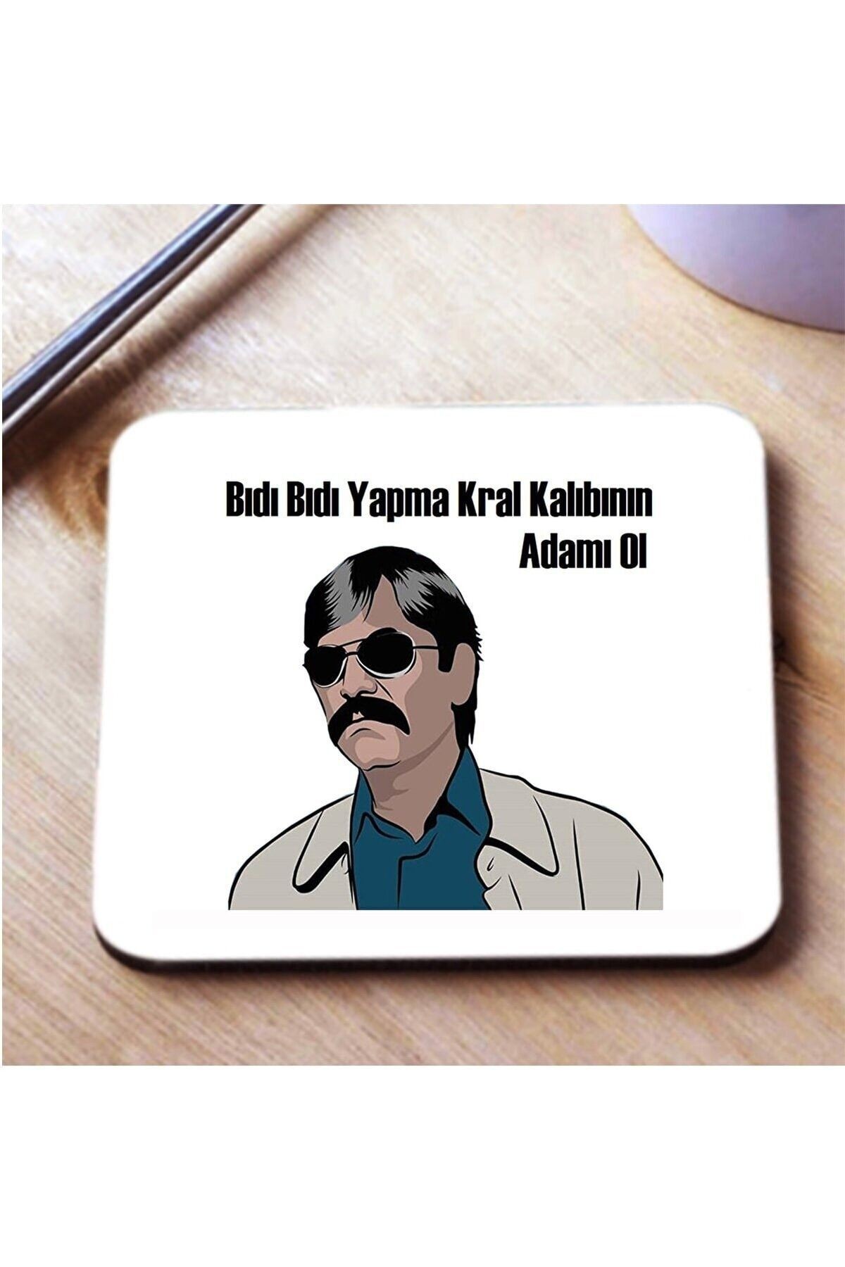 Baskılı Bardak Altlığı Bıdı Bıdı Yapma