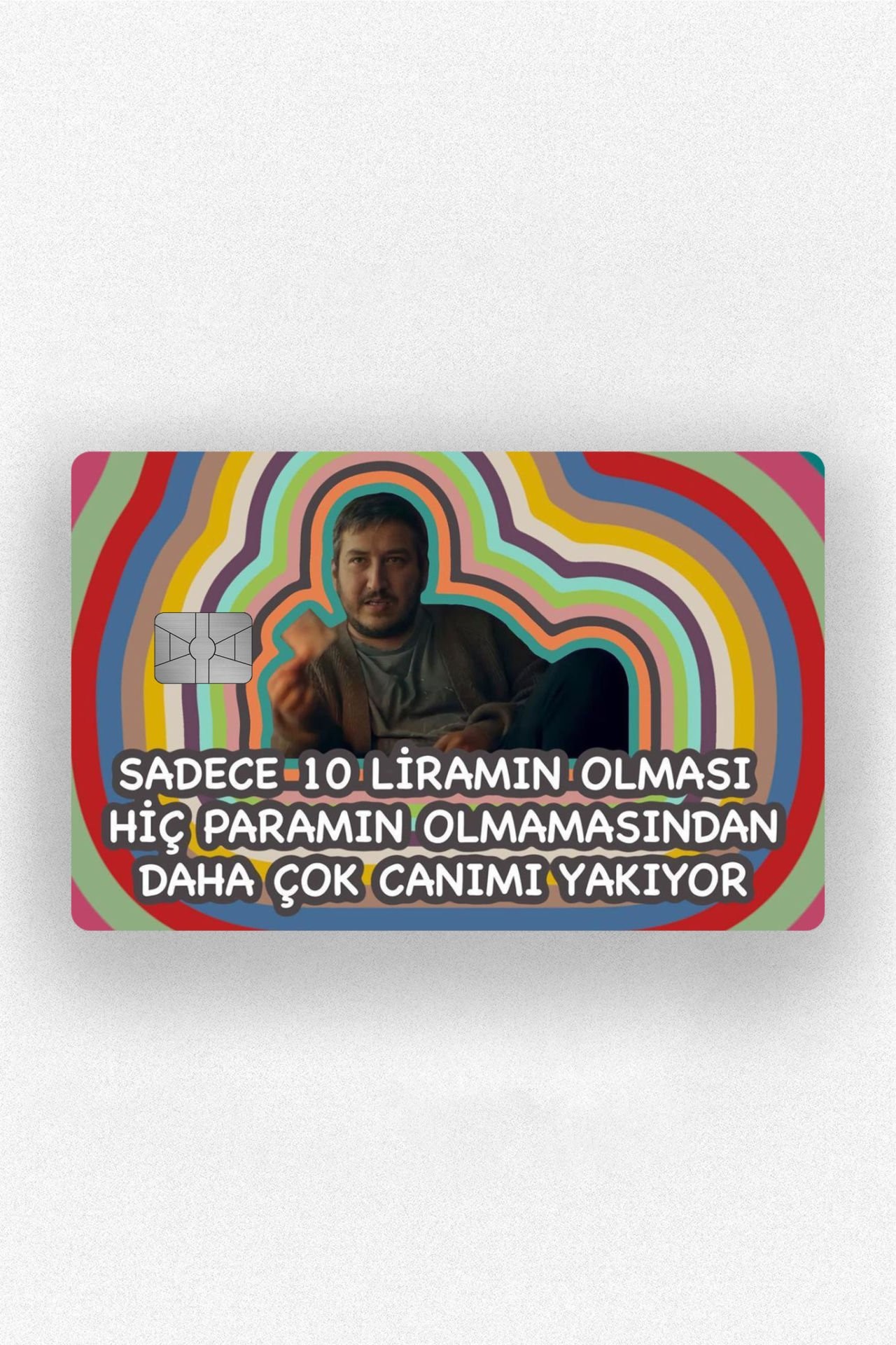 Kart Kaplama Etiketi - Yılmaz Sadece 10 Liramın Olması