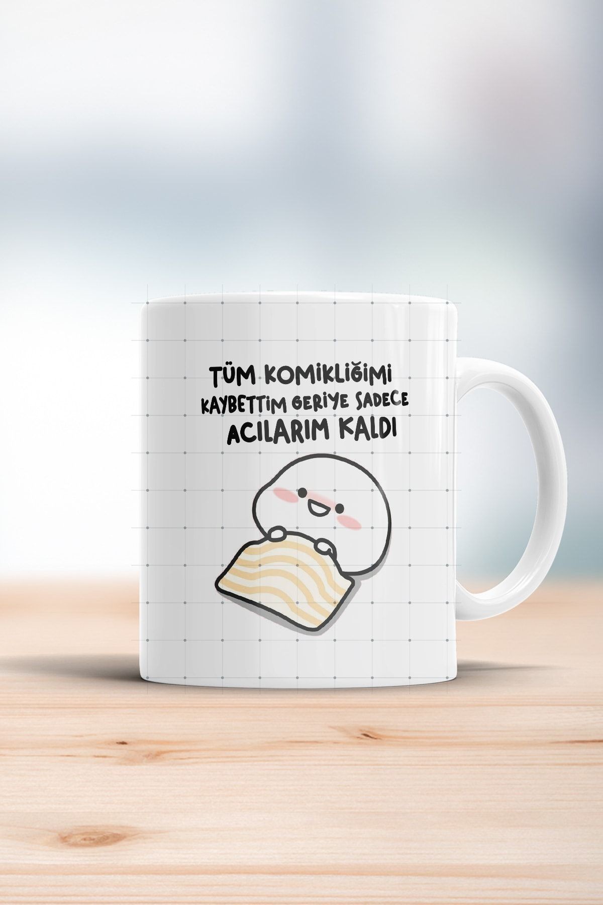 Tüm Komikliğimi Kaybettim Acılarım Kaldı Kupa Bardak