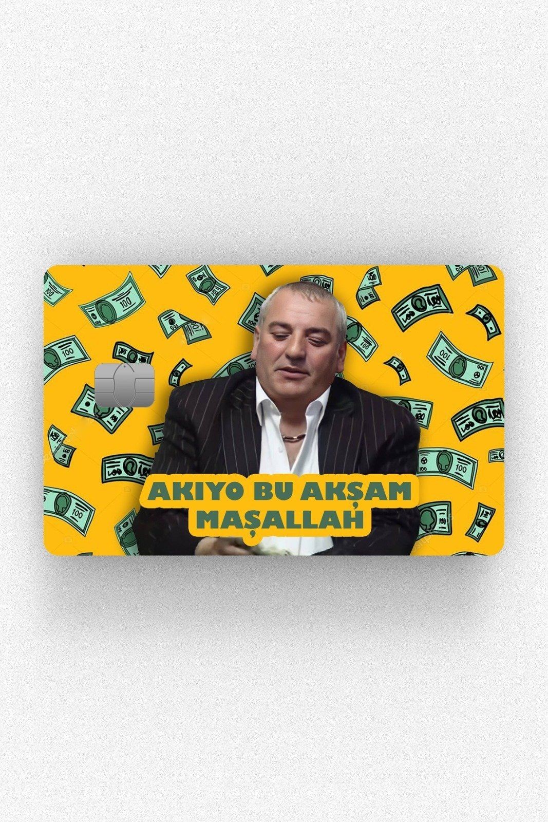 Kart Kaplama Etiketi - Kolpaçino Akıyo Maşallah