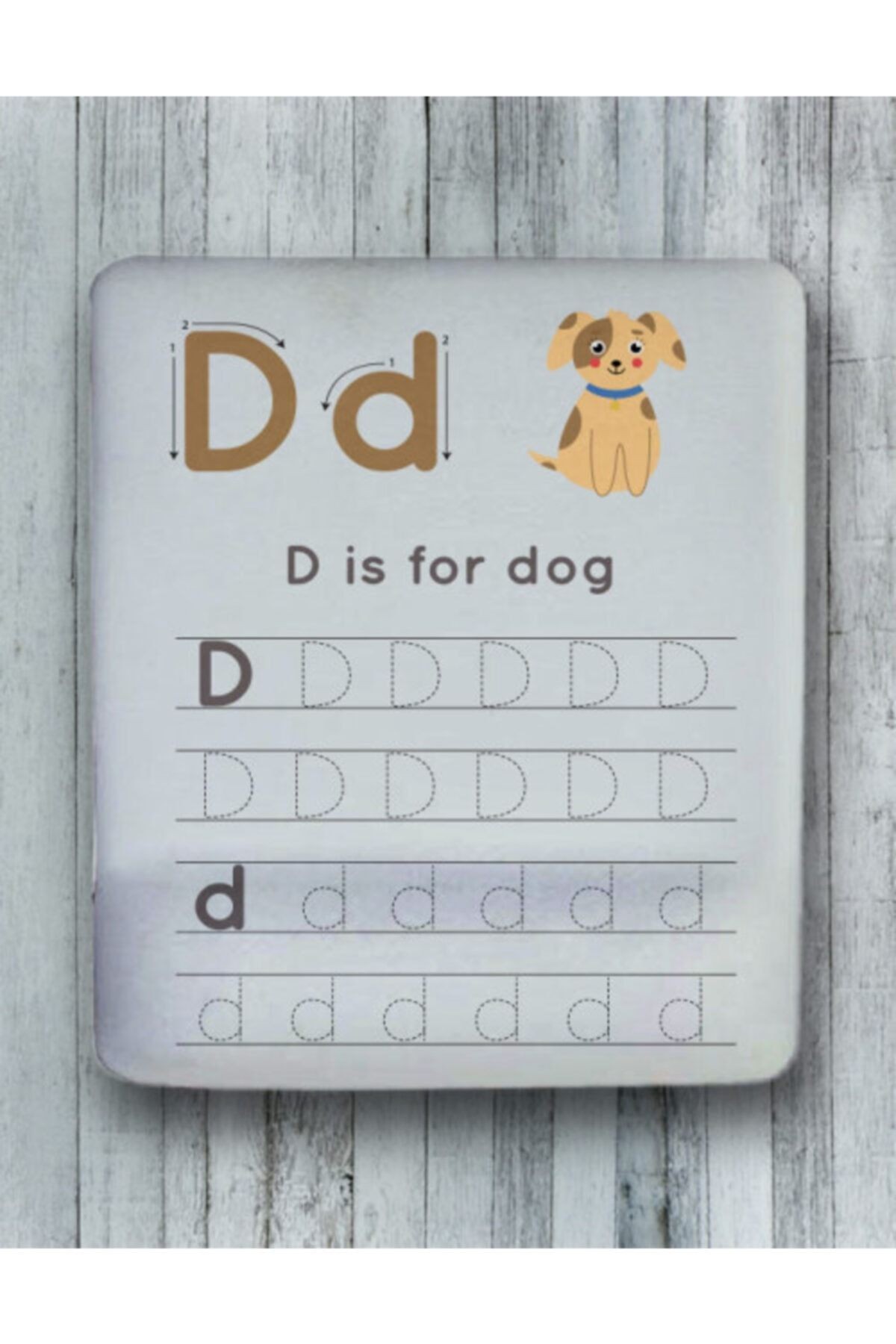 D Is For Dog Bilek Destekli Mouse Pad