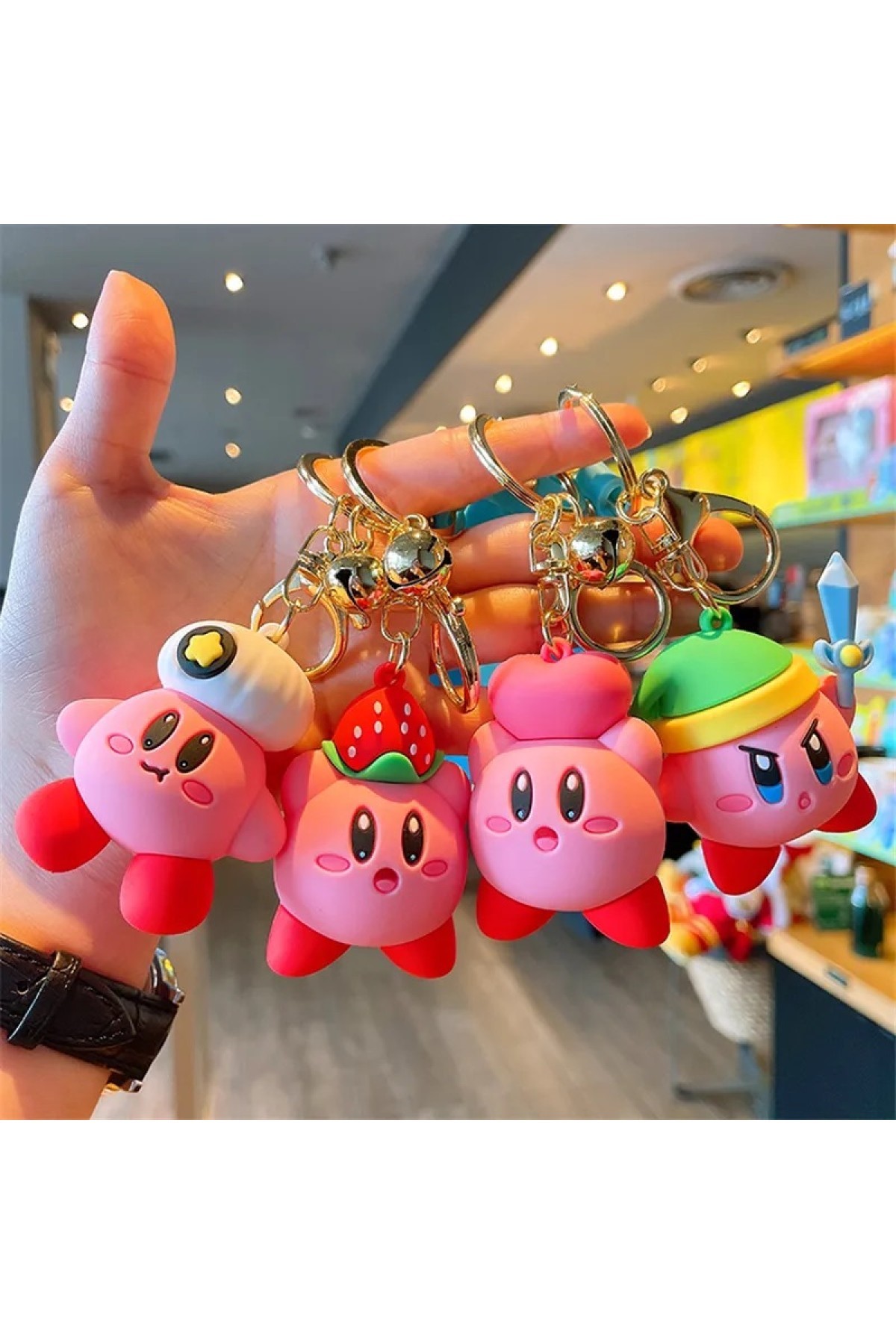Kirby Slikon Anahtarlık ve Çanta Aksesuarı