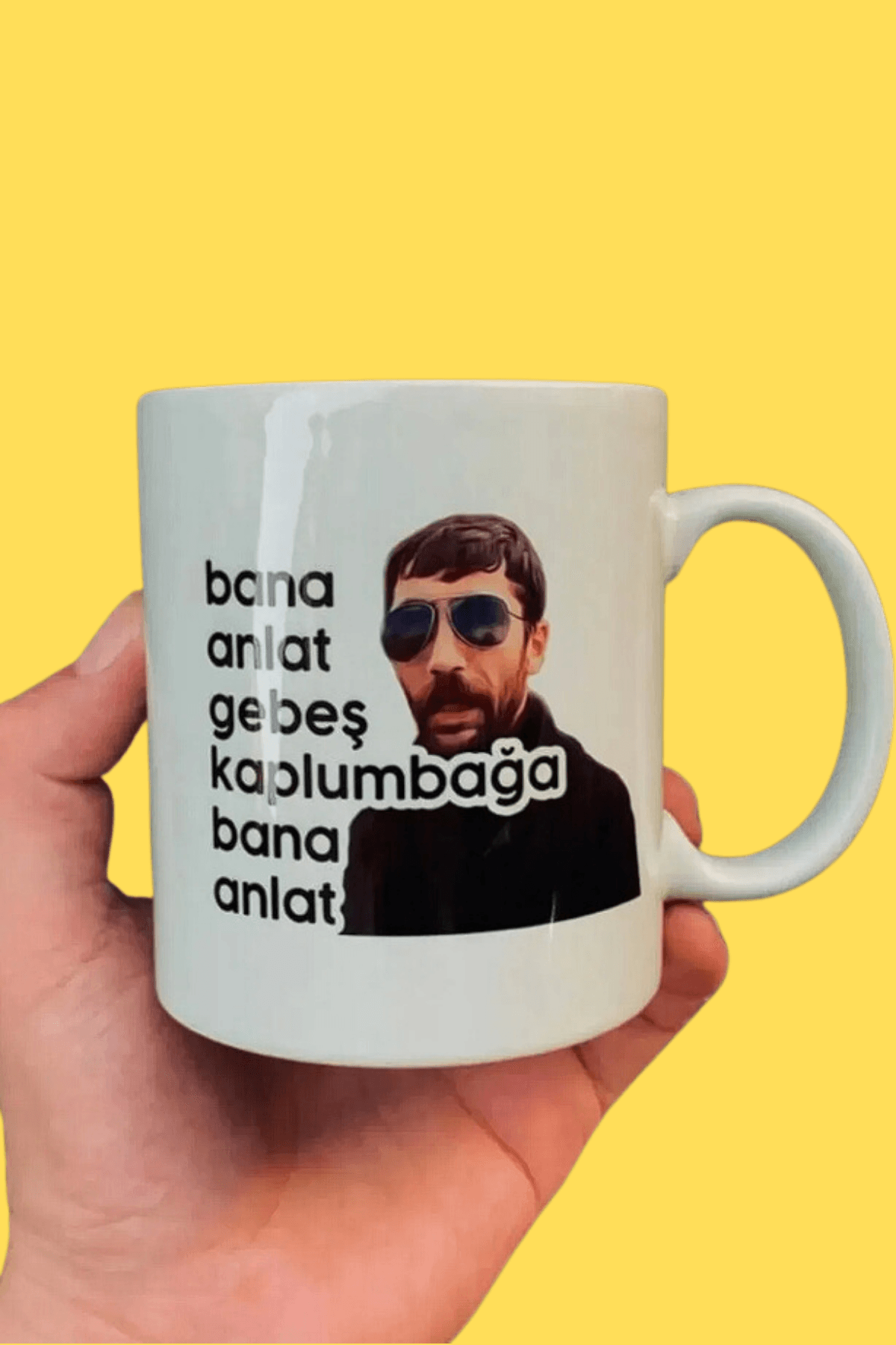 Bana Anlat Gebeş Kaplumbağa - Kupa Bardak