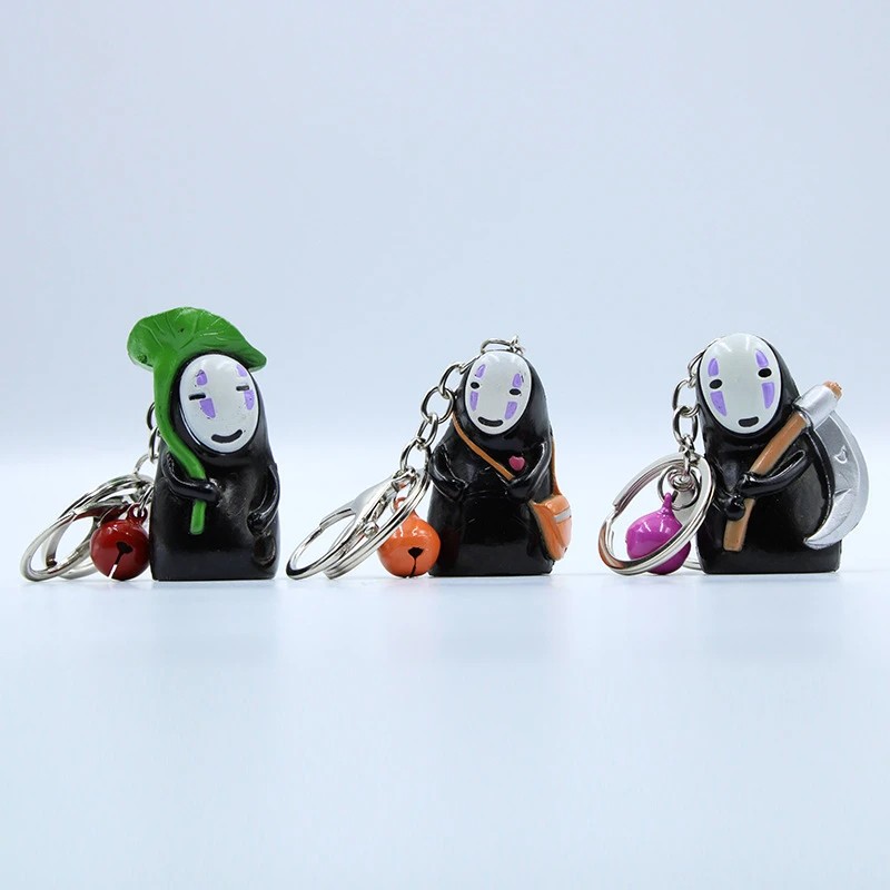 Anime Figürlü Metal Hayalet Anahtarlık