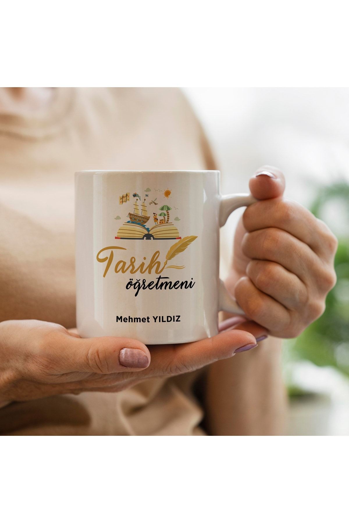 Kişiye Özel Meslek Tarih Öğretmeni Kupa Bardak