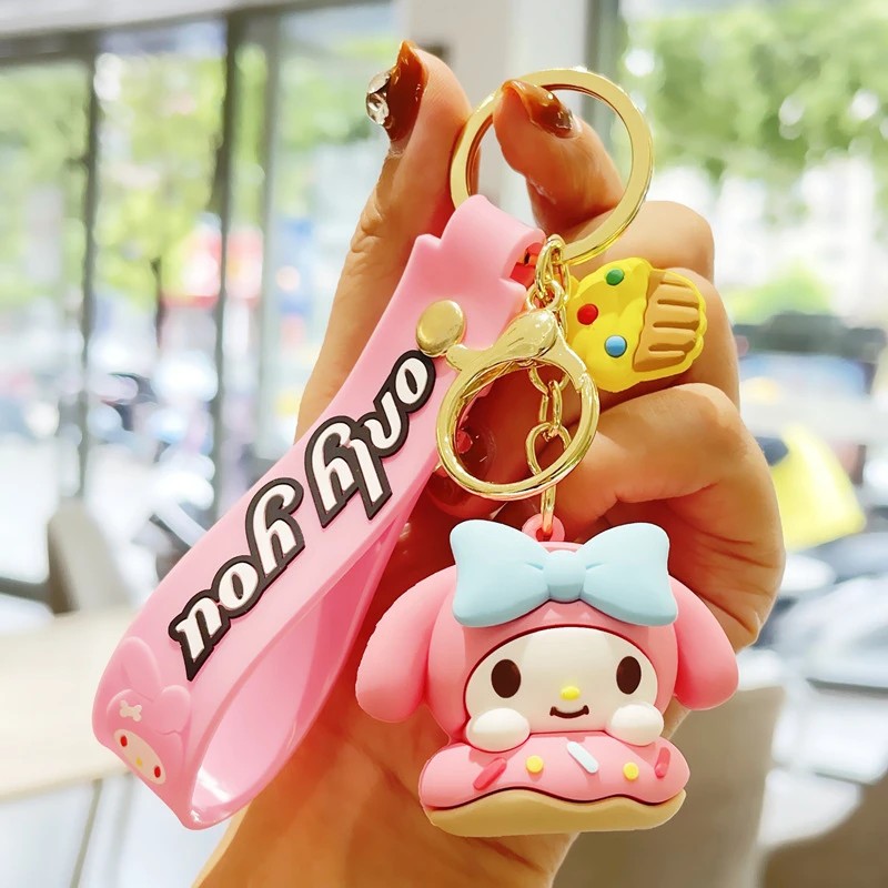 Kawaii Sanrio Cinnamoroll Anime Slikon Anahtarlık