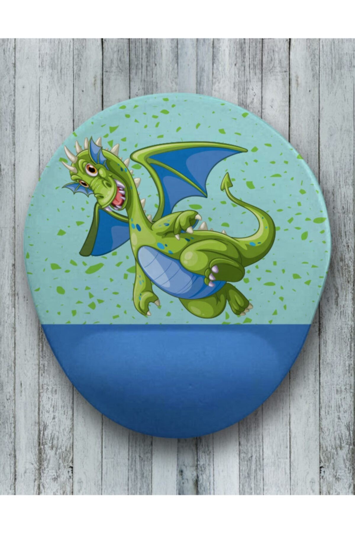Ejderha Oval Bilek Destekli Mouse Pad