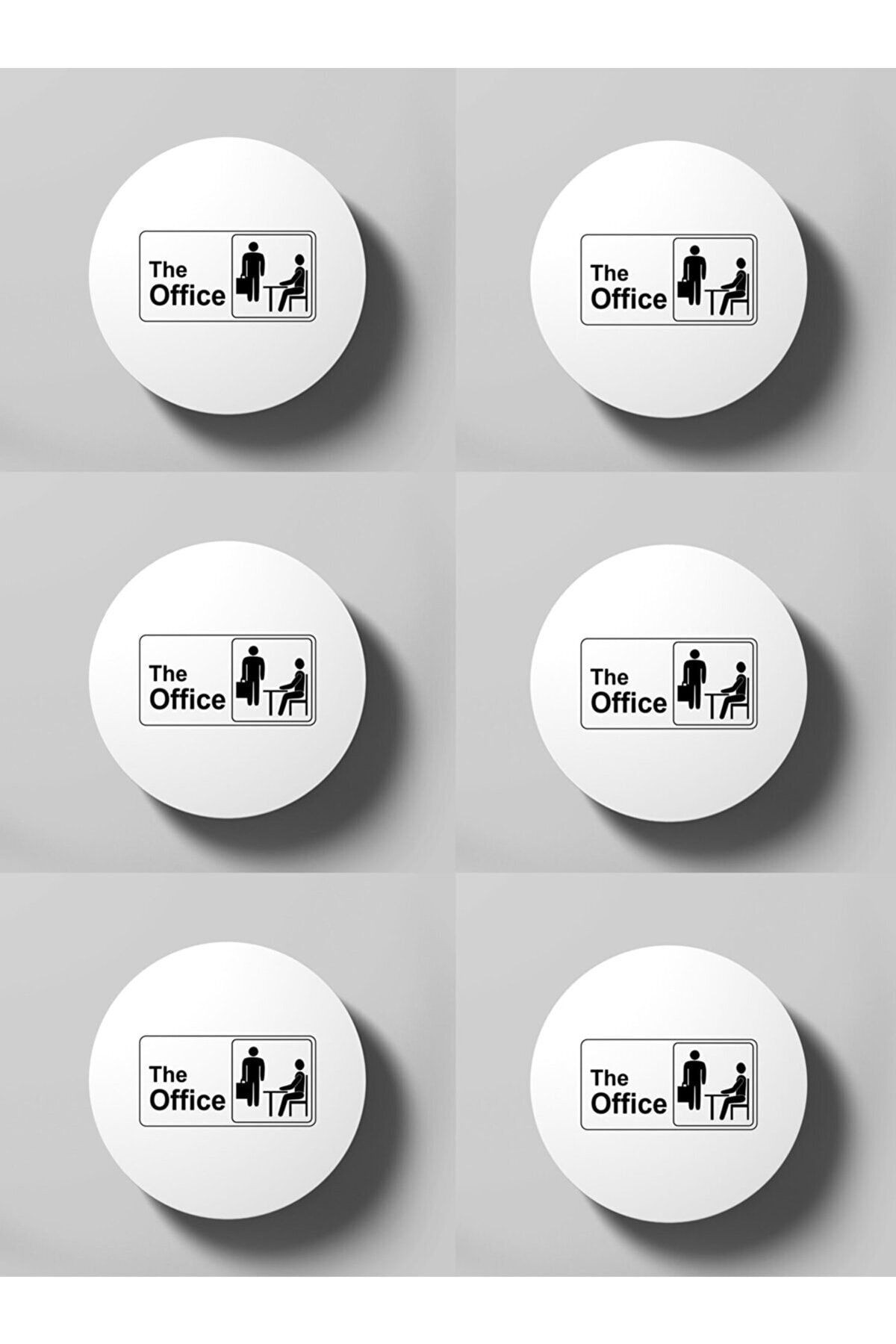 The Office - That's What She Said 6'lı Ahşap Bardak Altlığı Seti