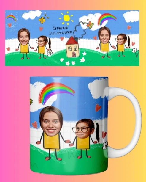 Öğretmenler Günü Kişiye Özel Kupa Bardak.