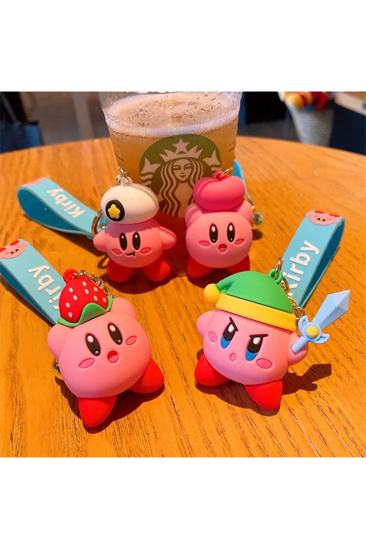Kirby Slikon Anahtarlık ve Çanta Aksesuarı