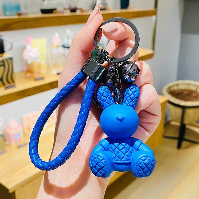 3D Yönlü Tavşan Anahtarlık ve Çanta Süsü
