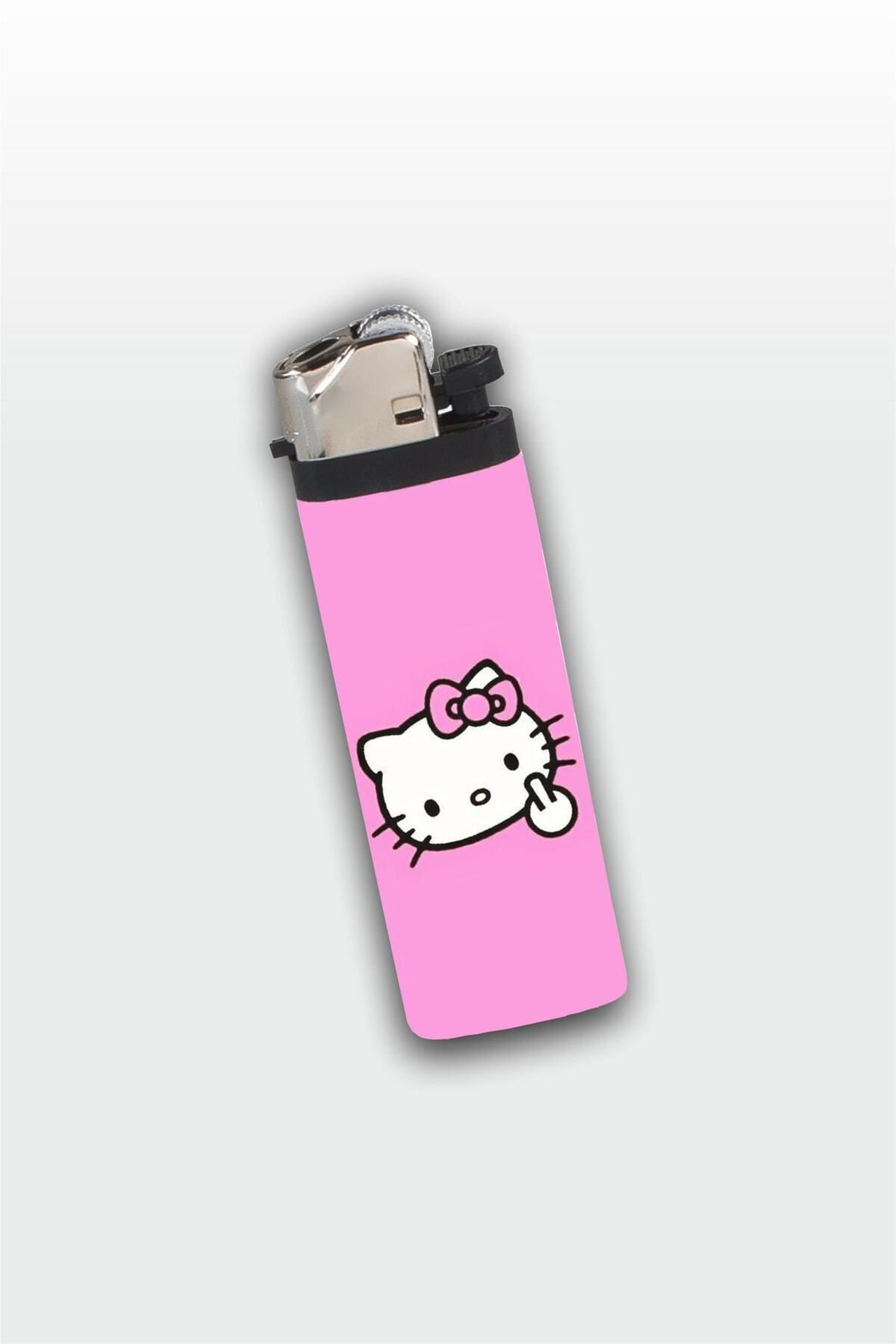 Hello Kitty Orta Parmak Full Baskılı Gazlı Çakmak