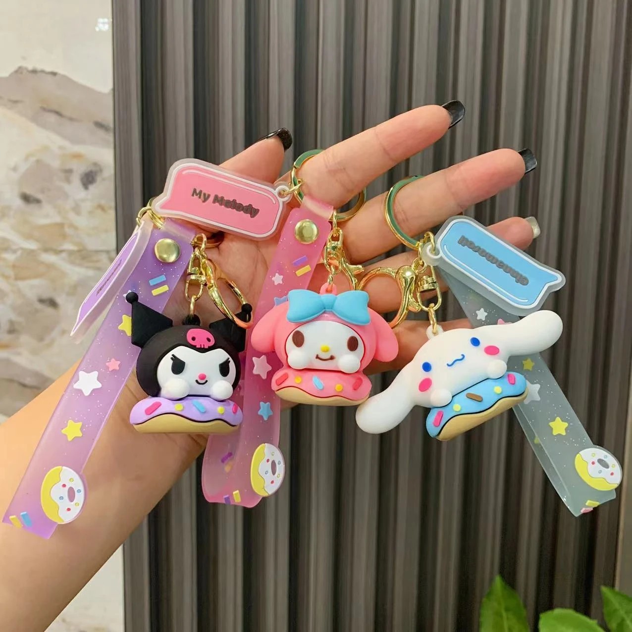 Kawaii Sanrio Cinnamoroll Anime Slikon Anahtarlık