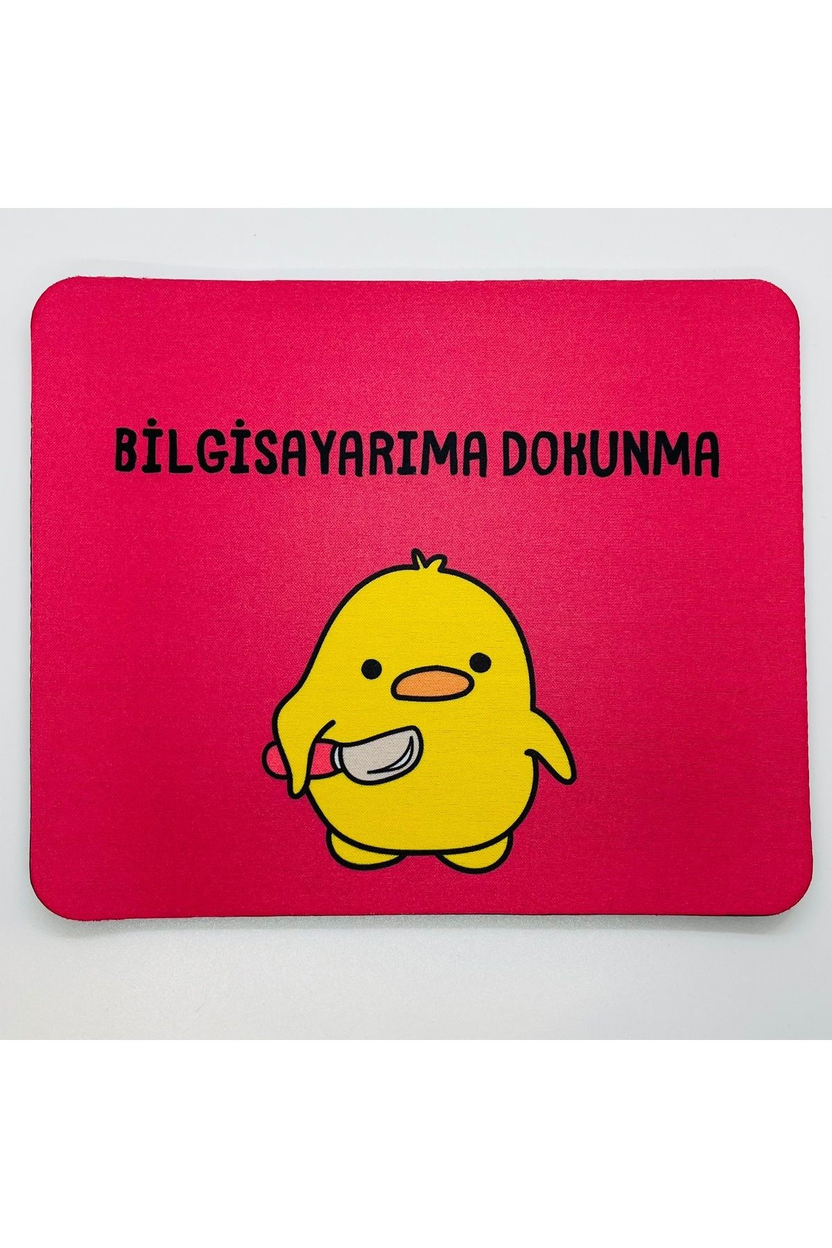 Sevimli Civciv Mouse Pad, 21x17 cm, Kaymaz Taban, Ev, Ofis ve Oyun için Rahat ve Yumuşak Mousepad