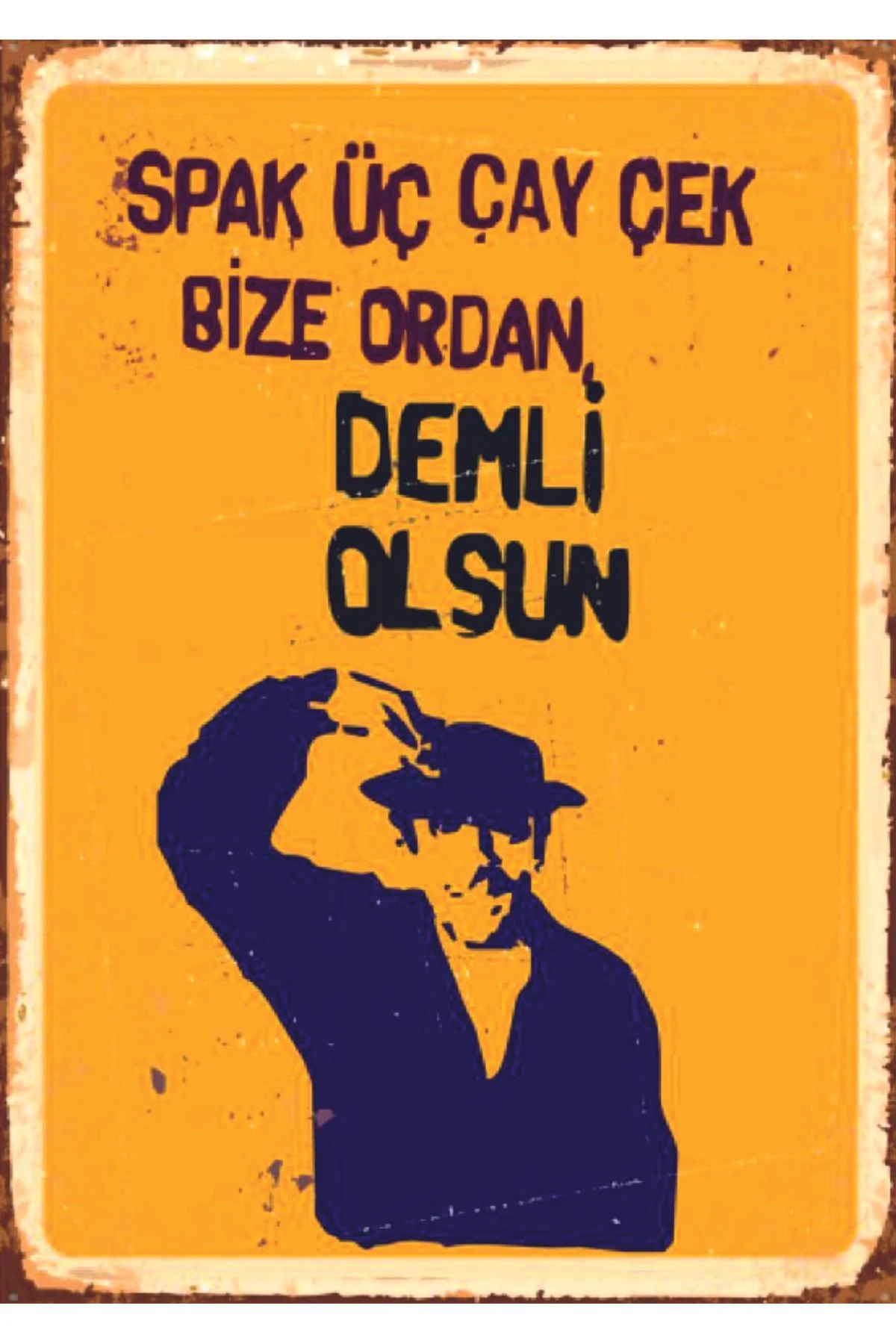 Ahşap MDF Poster (27x18cm)