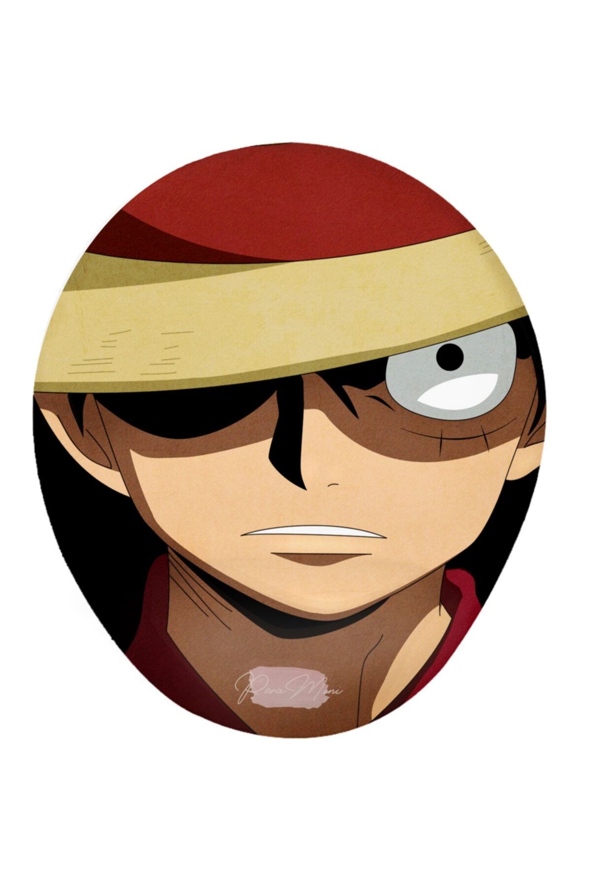 Monkey D Luffy Face Baskılı Bilek Destekli Mouse Pad