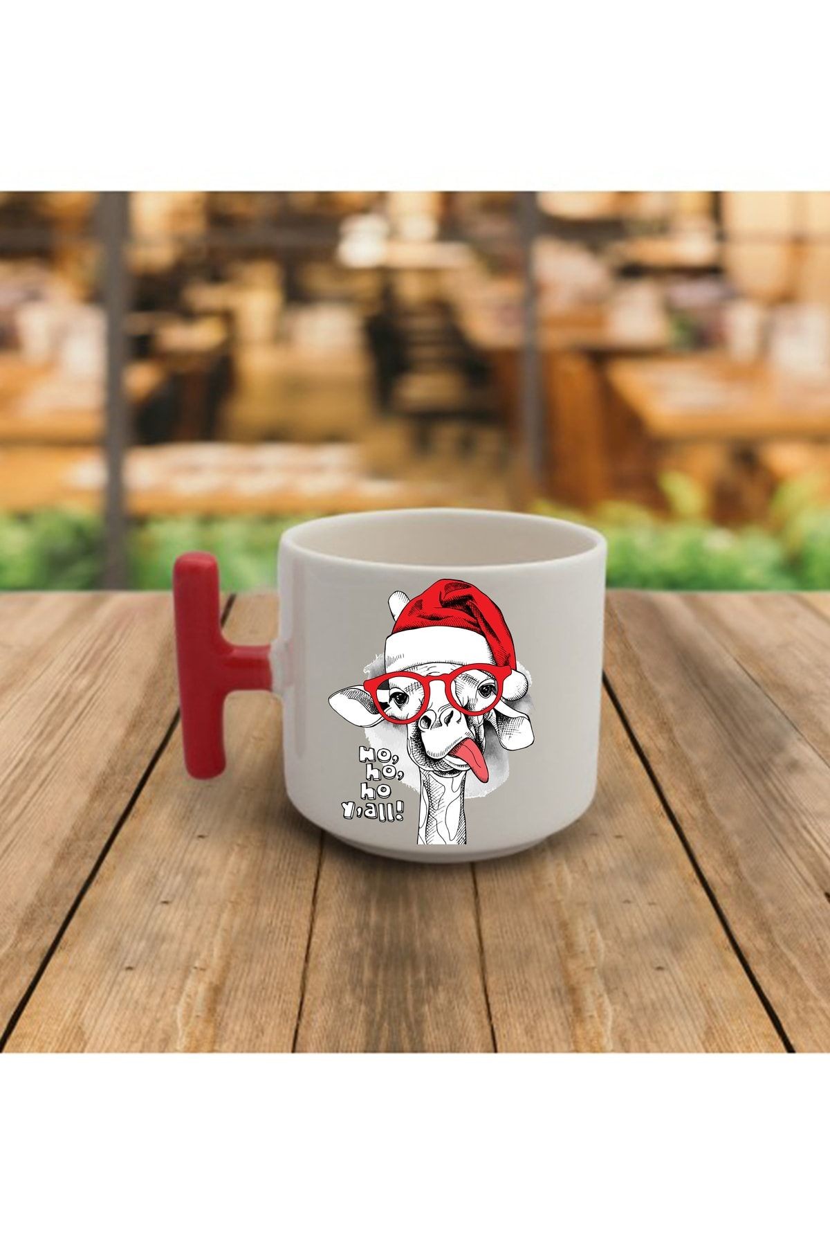 Yılbaşı Noel Temalı El Yapımı T Kupa
