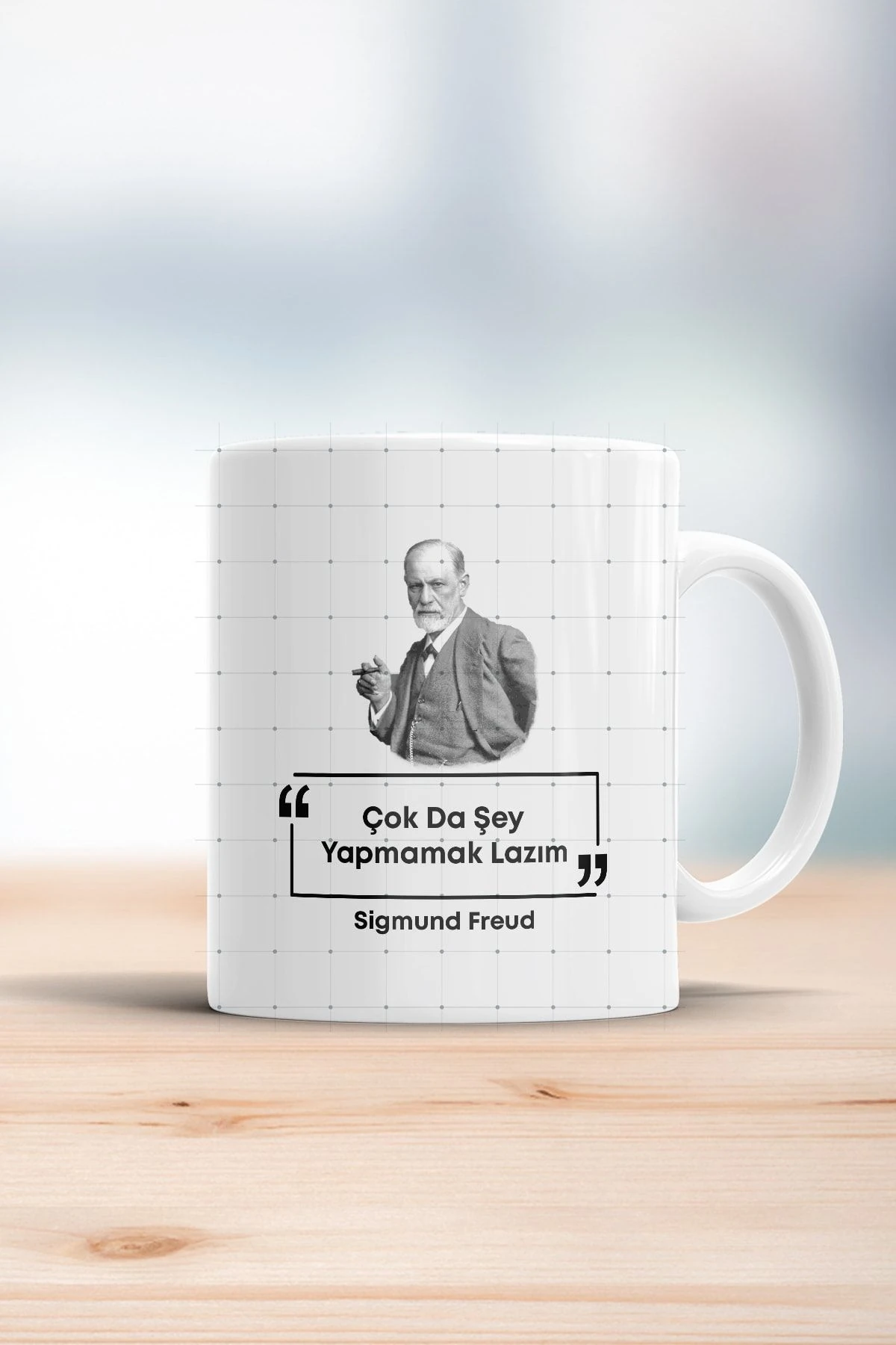 Sigmund Freud Esprili Kupa Bardak
