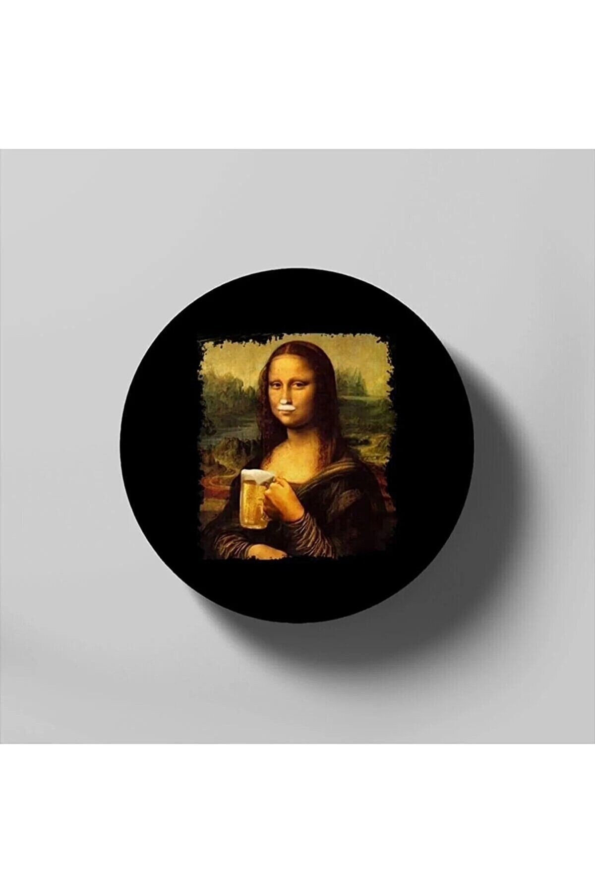 Fan Art Mona Lisa Bardak Altlığ