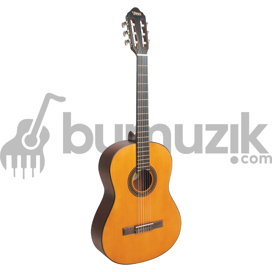 VALENCIA VC204 KLASİK GİTAR, 4/4, NATUREL MAT