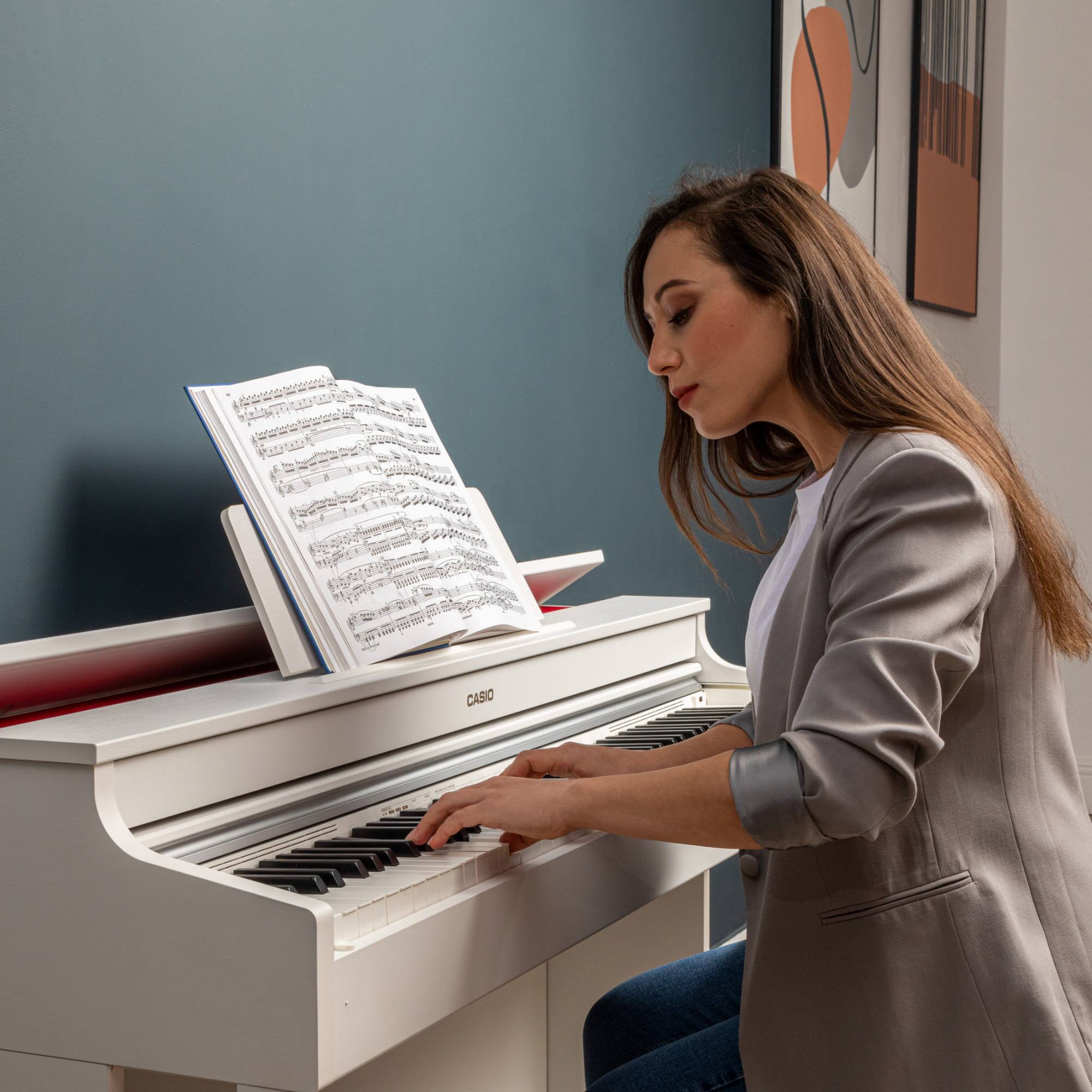 Casio AP-470 Dijital Piyano (Mat Beyaz)