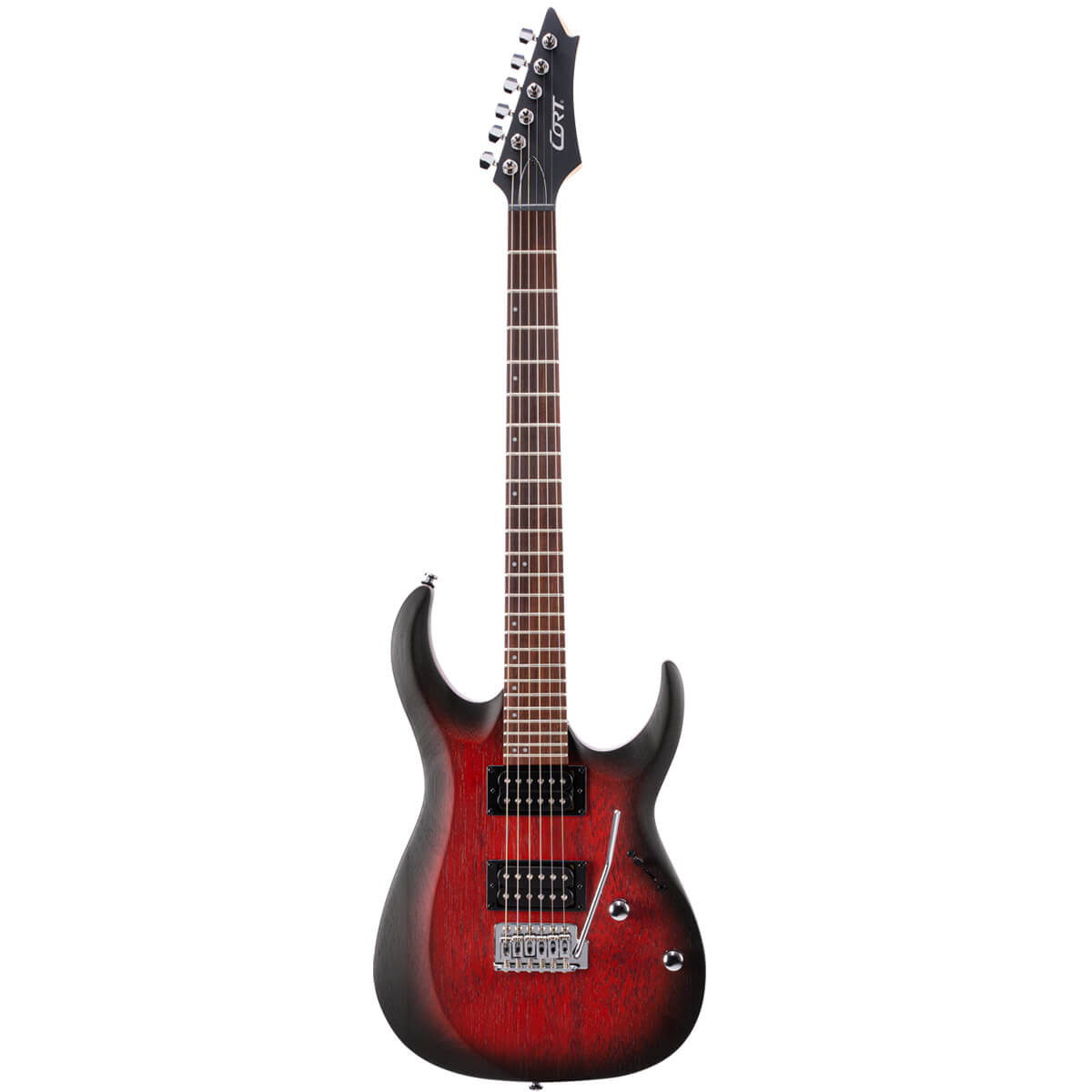 CORT X100 OPBC ELEKTRO GİTAR, OPEN PORE BLACK CHERRY (H-H)