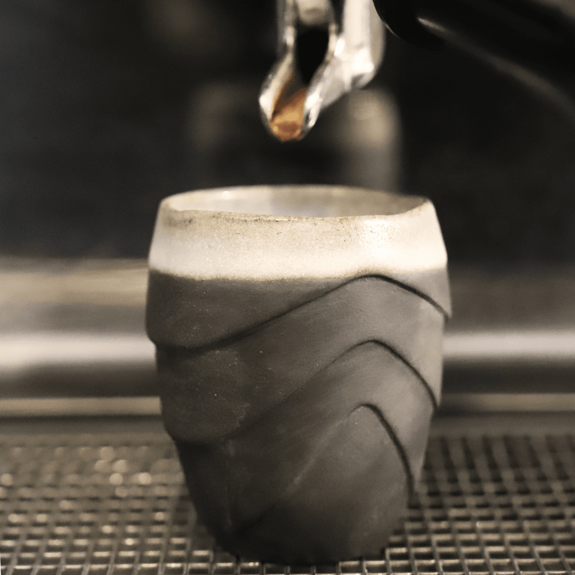 " Noir W " Stoneware Bardak ( Espresso )