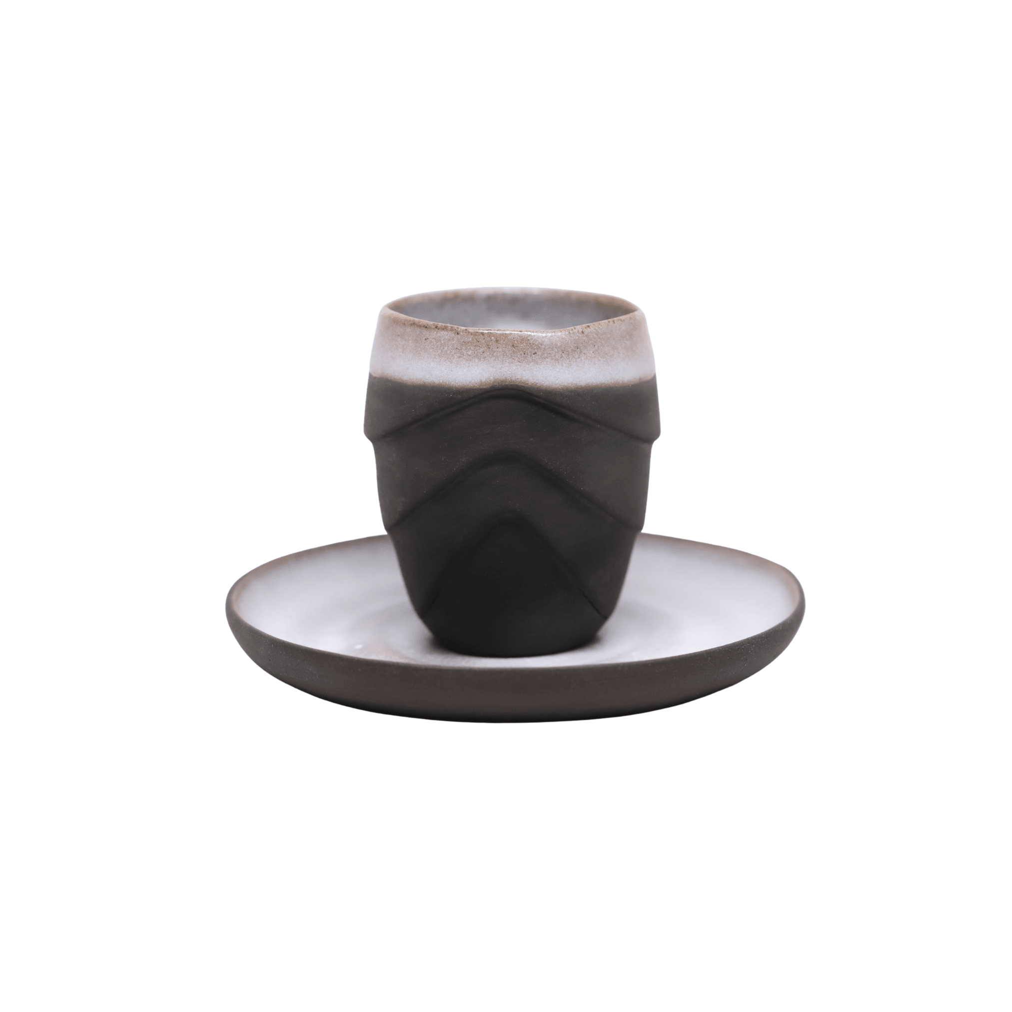 " Noir W " Stoneware Bardak ( Espresso )