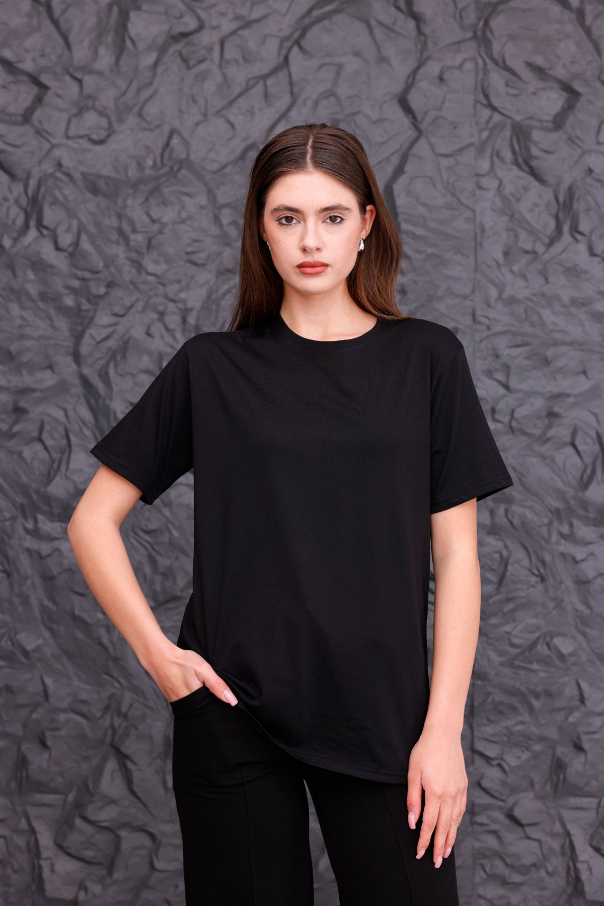 Basic T-shirt - Siyah