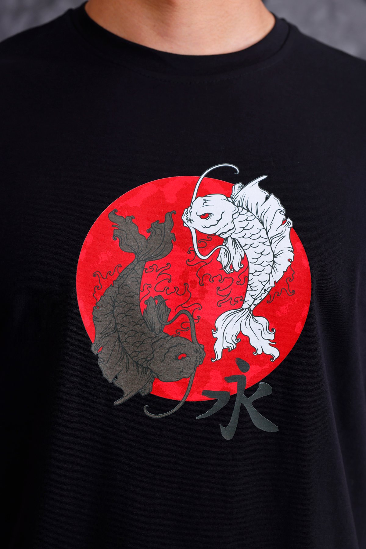 'Ethernity' Baskılı Basic T-shirt